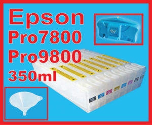 UltraChrome 8 Refillable Ink Cartridge Epson 7800/9800 - Click Image to Close