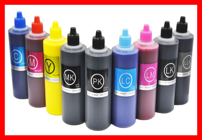 9X1000ml UltraChrome Pigment Ink,Epson 3800 4800 7800 9800