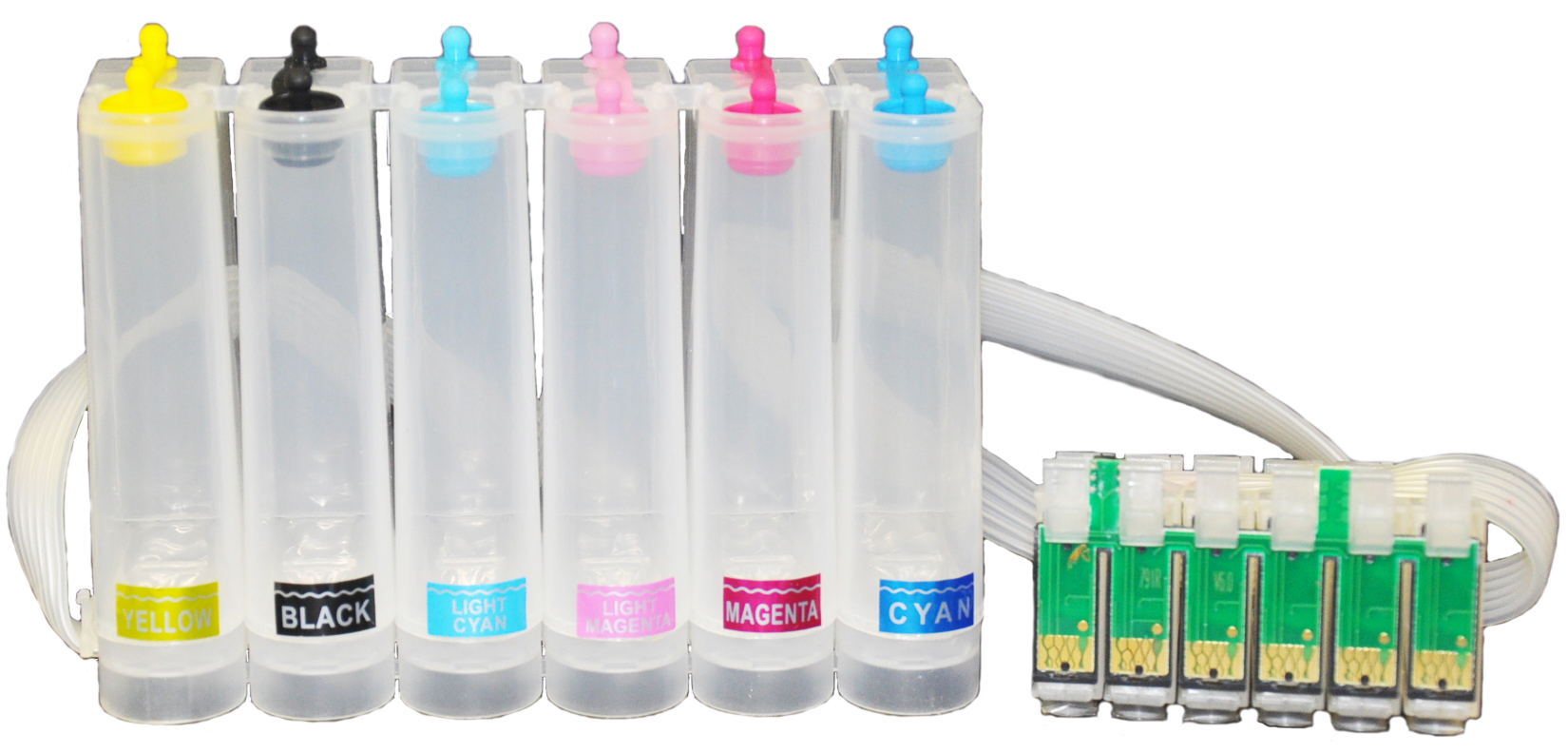 CISS Ink System for Epson Stylus Photo R1900 Large Printer set 8 - Click Image to Close