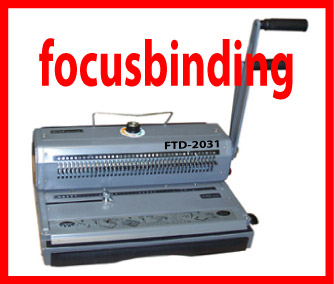 Wire Binding Machine, 3:1 Pitch, Wire-O,Movable Pins - Click Image to Close