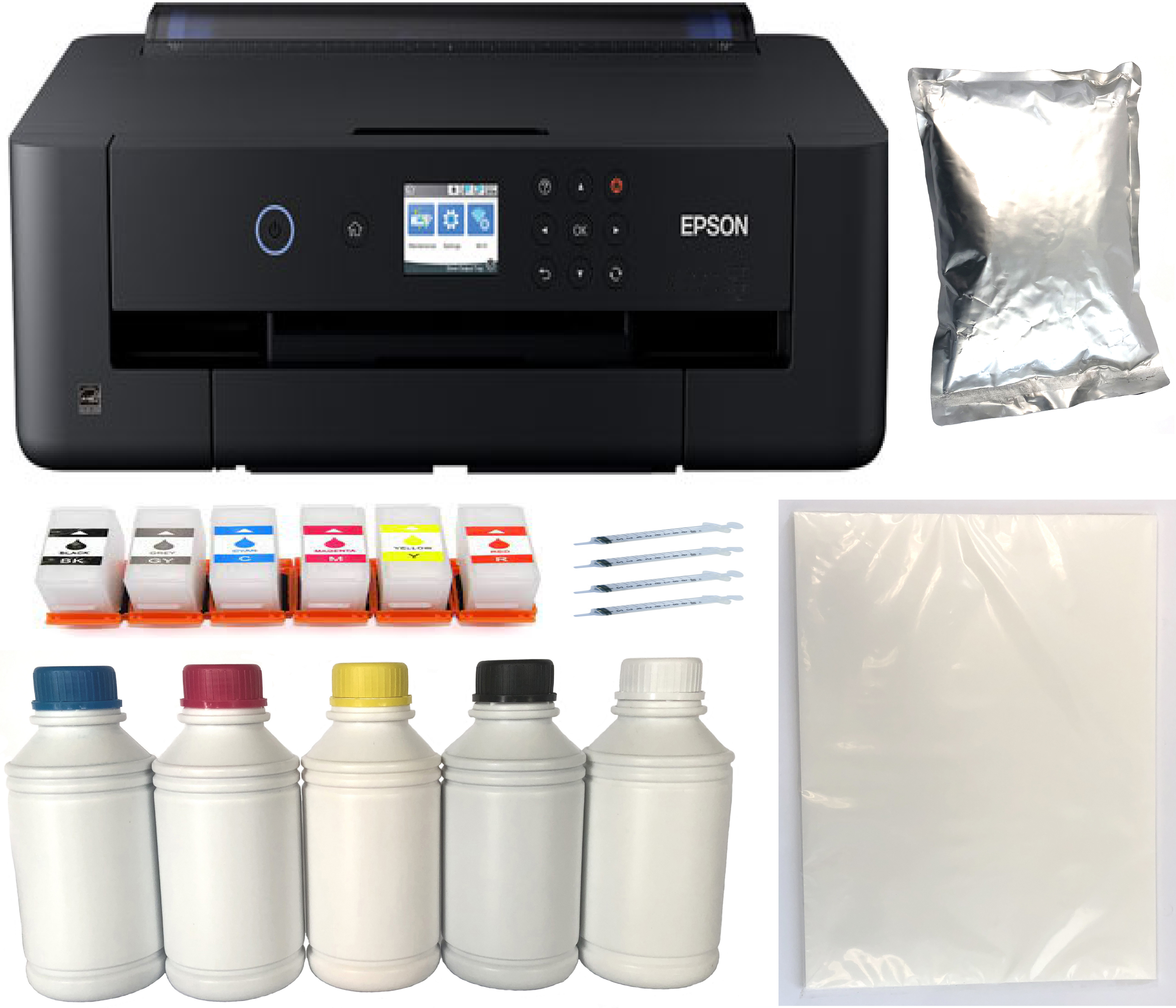 New Epson Large Wide DTF Printer 13"x19" DTF Ink Film System - Click Image to Close