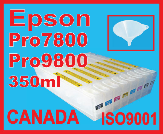 UltraChrome 8 Refillable Ink Cartridge Epson 7800/9800 - Click Image to Close