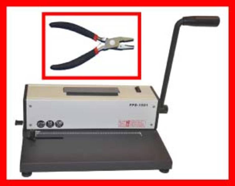 Coil Spiral Binding Machine Electric Inserter with Plier