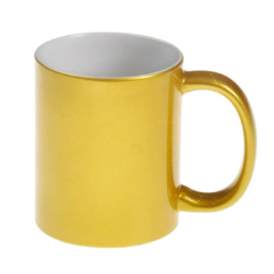 11oz Gold Silver Sublimation mug